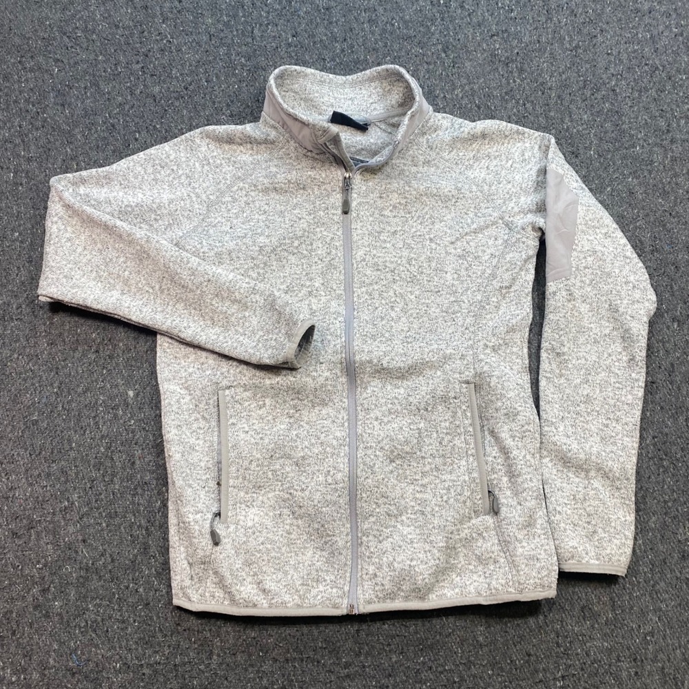 Fossa Sweater Fleece Jacket Sz S Mens Gray Inter Atlanta FC Soccer Gorpcore Zip